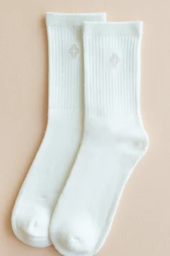Adult Crew Socks in Cloud