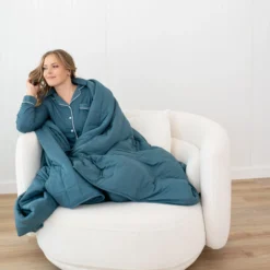 Adult Quilted Blanket in Atlantic 2.5