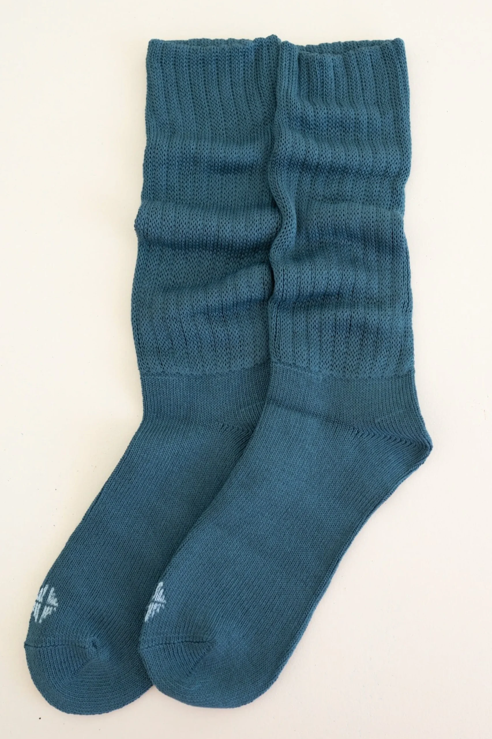 Adult Scrunch Socks in Atlantic
