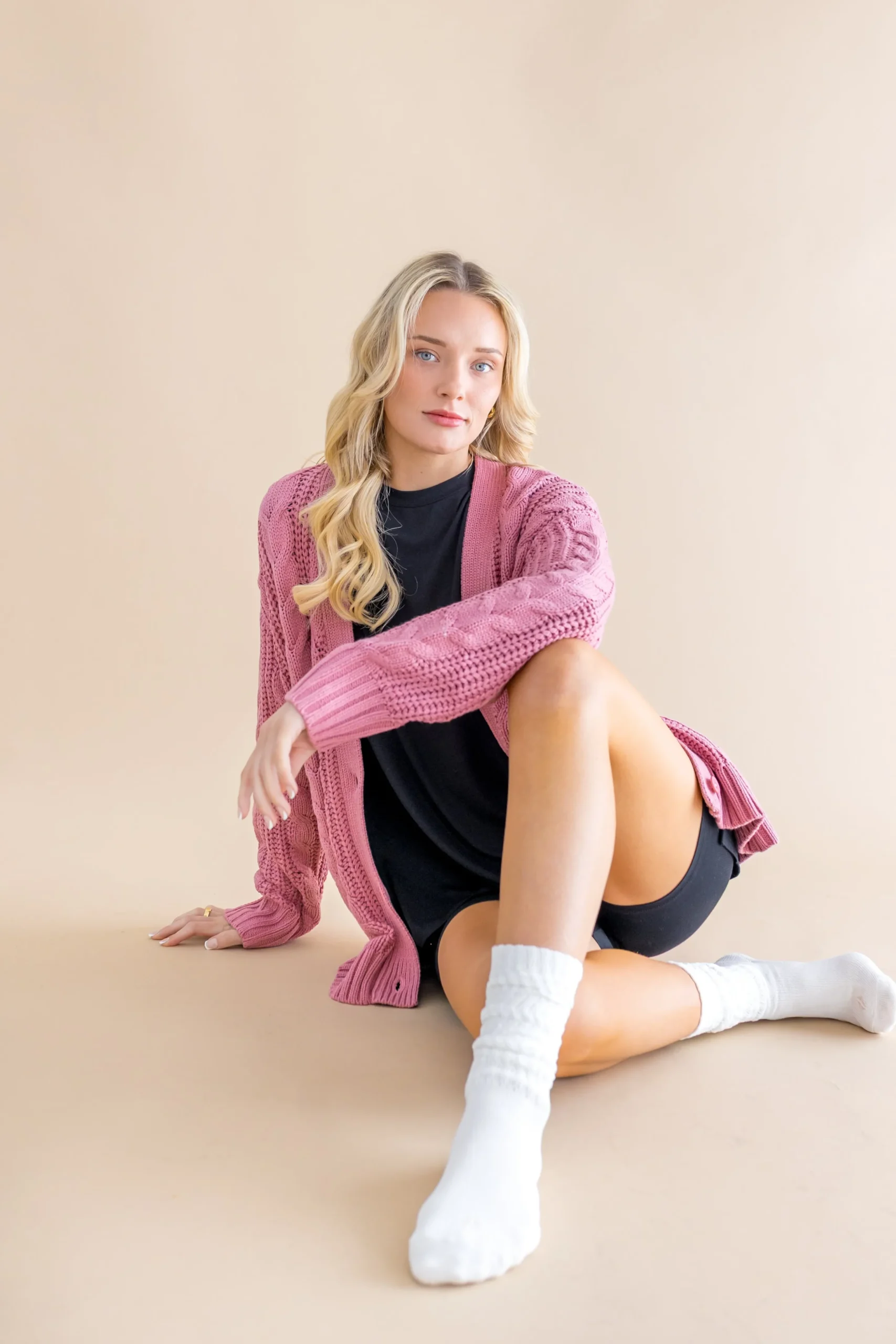 Adult Scrunch Socks in Cloud