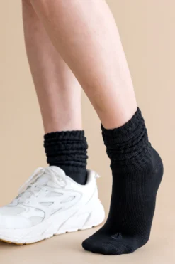 Adult Scrunch Socks in Midnight
