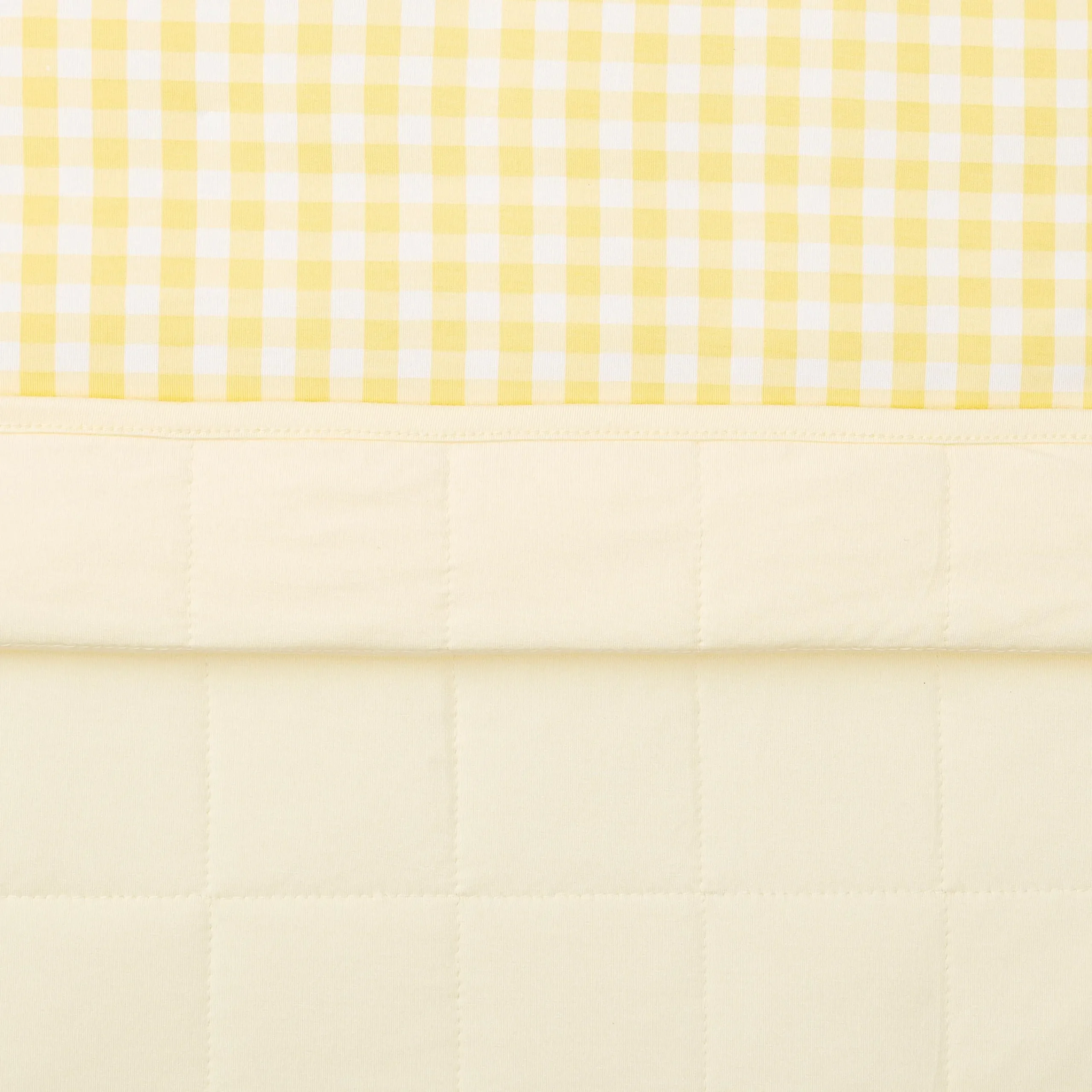 Baby Blanket in Gingham Chamomile 1.0
