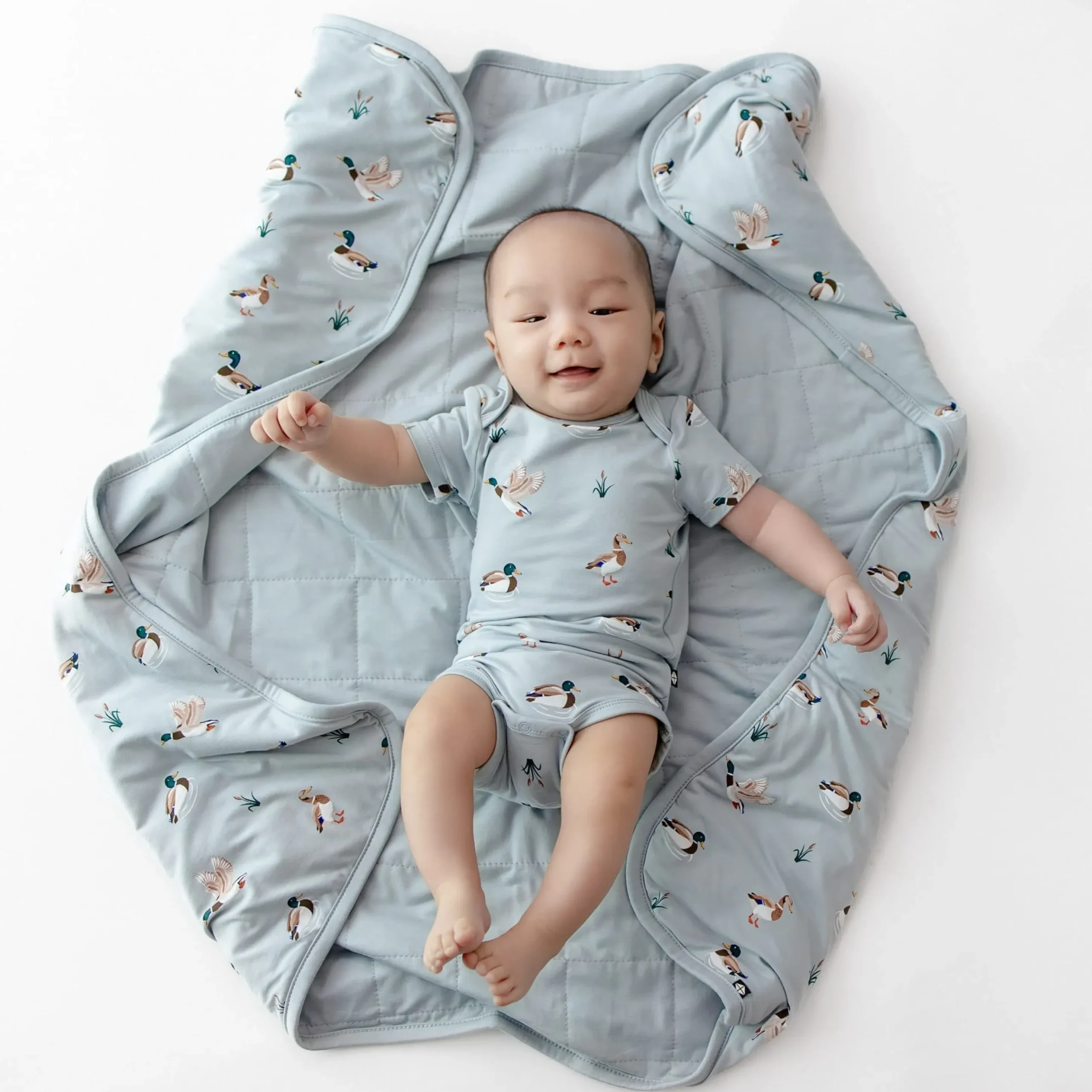 Baby Blanket in Mallard Duck 1.0