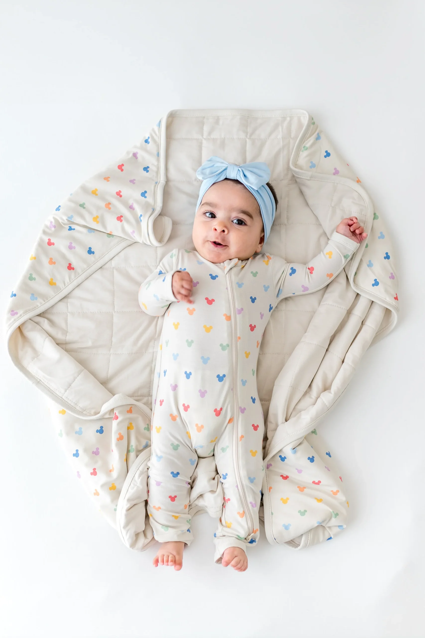 Baby Blanket in Pastel Mickey Mouse 1.0