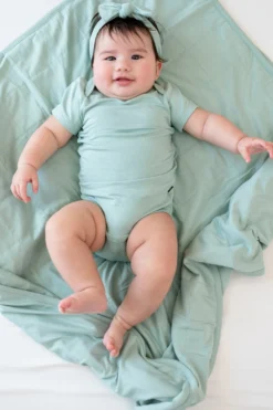 Baby Blanket in Sage 1.0