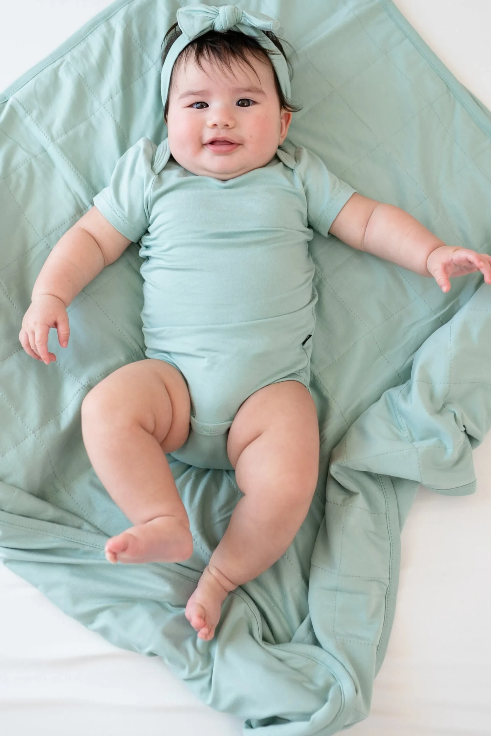 Baby Blanket in Sage 1.0
