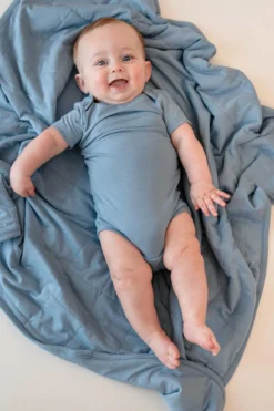 Baby Blanket in Slate 1.0