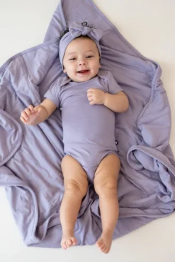 Baby Blanket in Taro 1.0