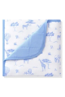 Baby Blanket in Toile Safari