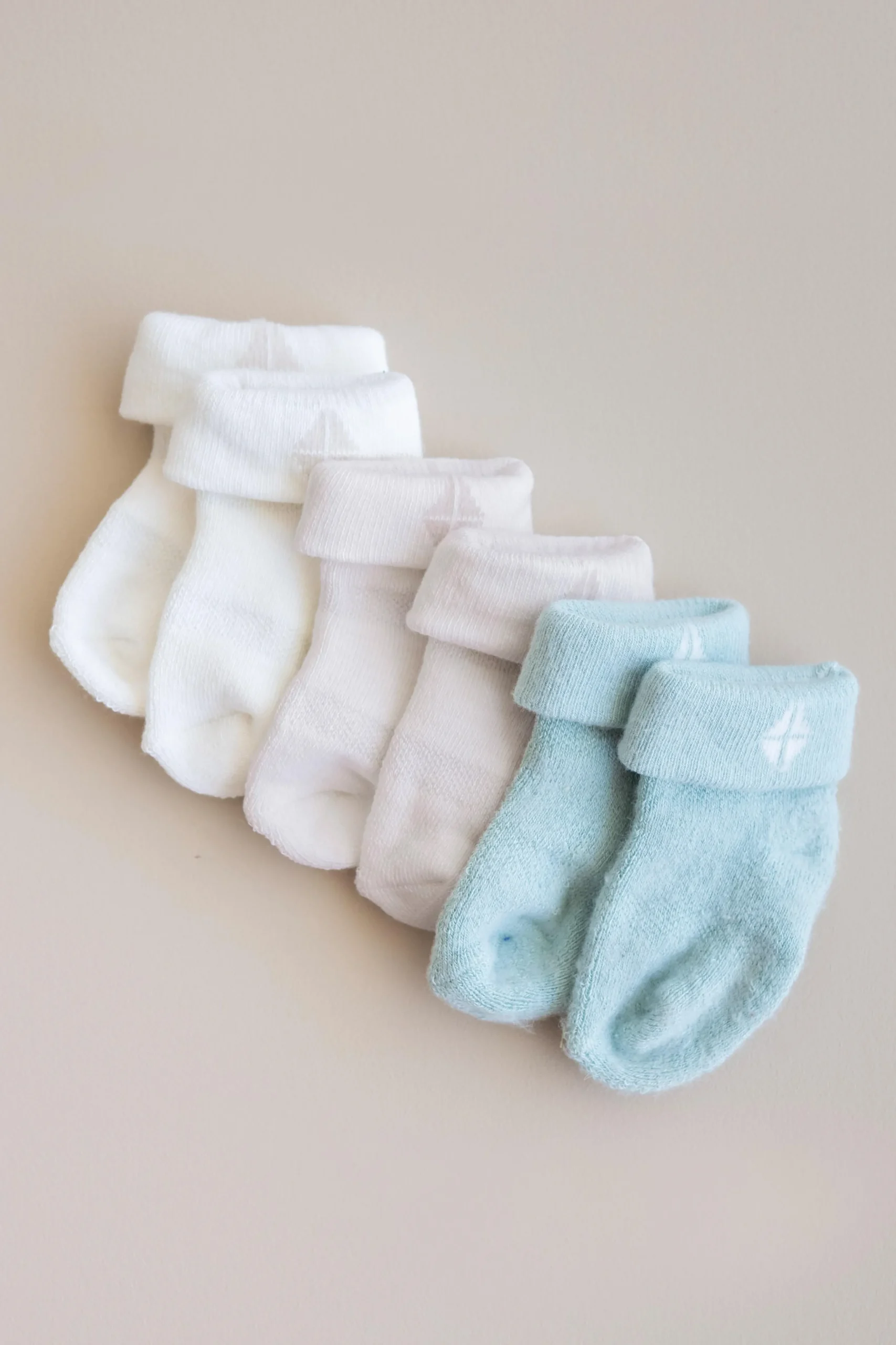 Baby 3-Pack Socks in Neutral