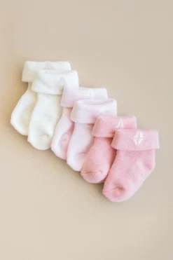 Baby 3-Pack Socks in Pastel