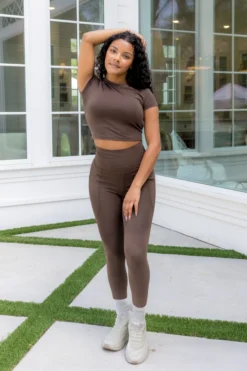 Bamboo Flex Baby Tee in Espresso