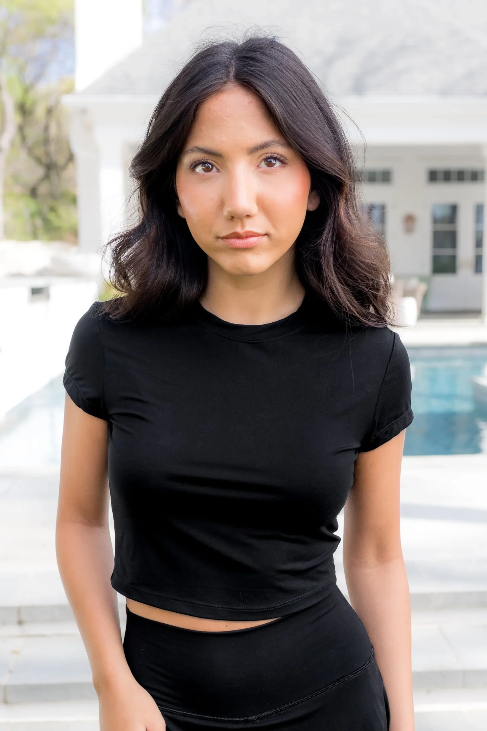 Bamboo Flex Baby Tee in Midnight