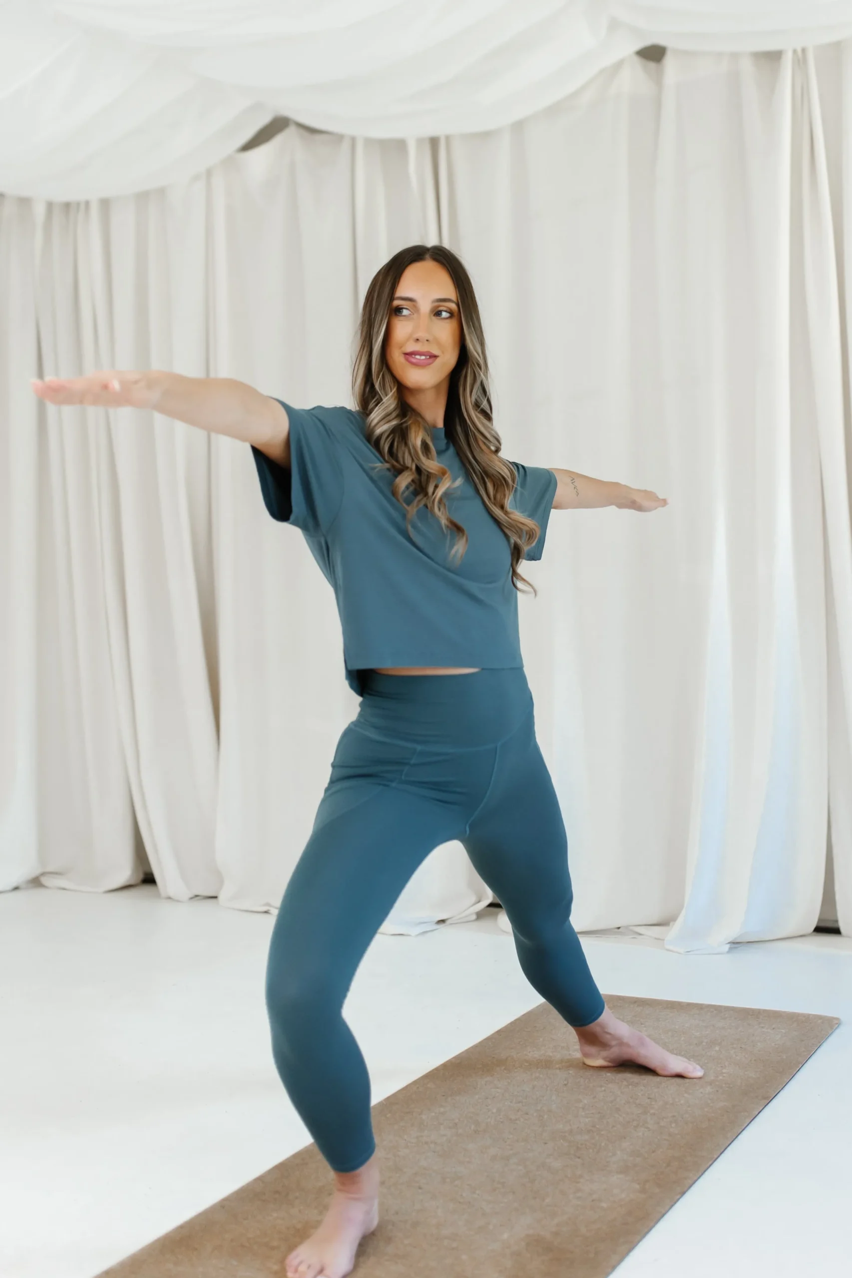 Bamboo Flex Women’s Leggings in Atlantic