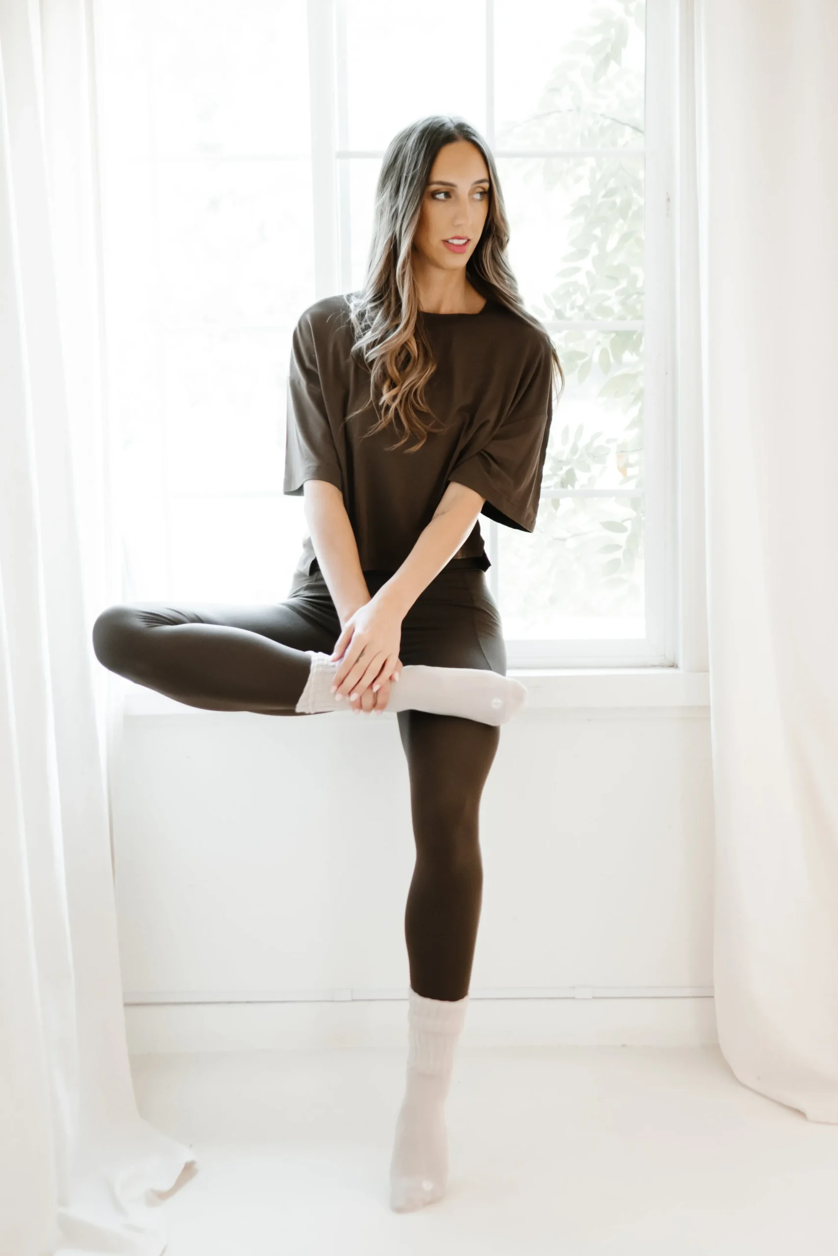 Bamboo Flex Women’s Leggings in Espresso