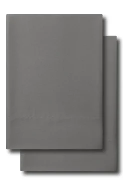 Bamboo Sateen Pillowcase Set in Ash