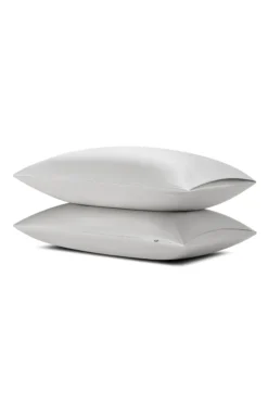Bamboo Sateen Pillowcase Set in Dove Gray