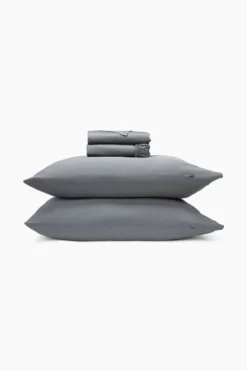 Bamboo Sateen Sheet Set in Ash