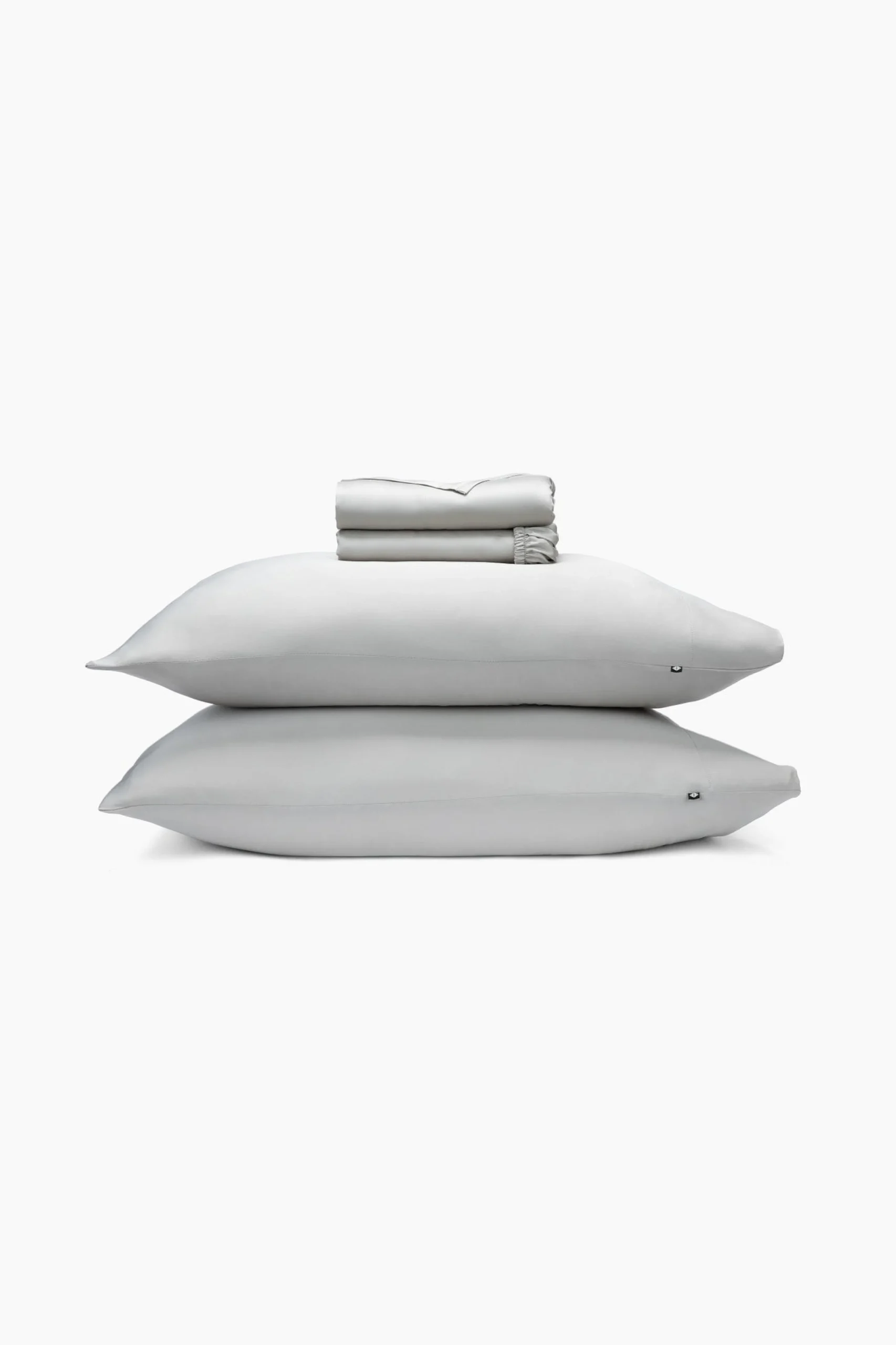 Bamboo Sateen Sheet Set in Dove Gray