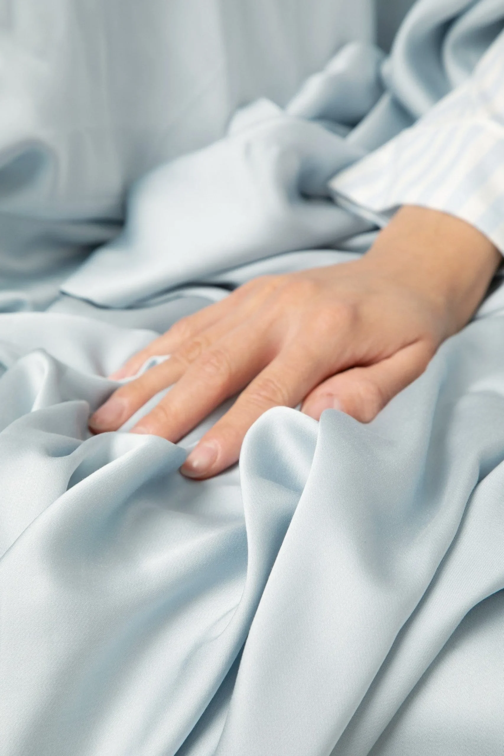 Bamboo Sateen Sheet Set in Ice