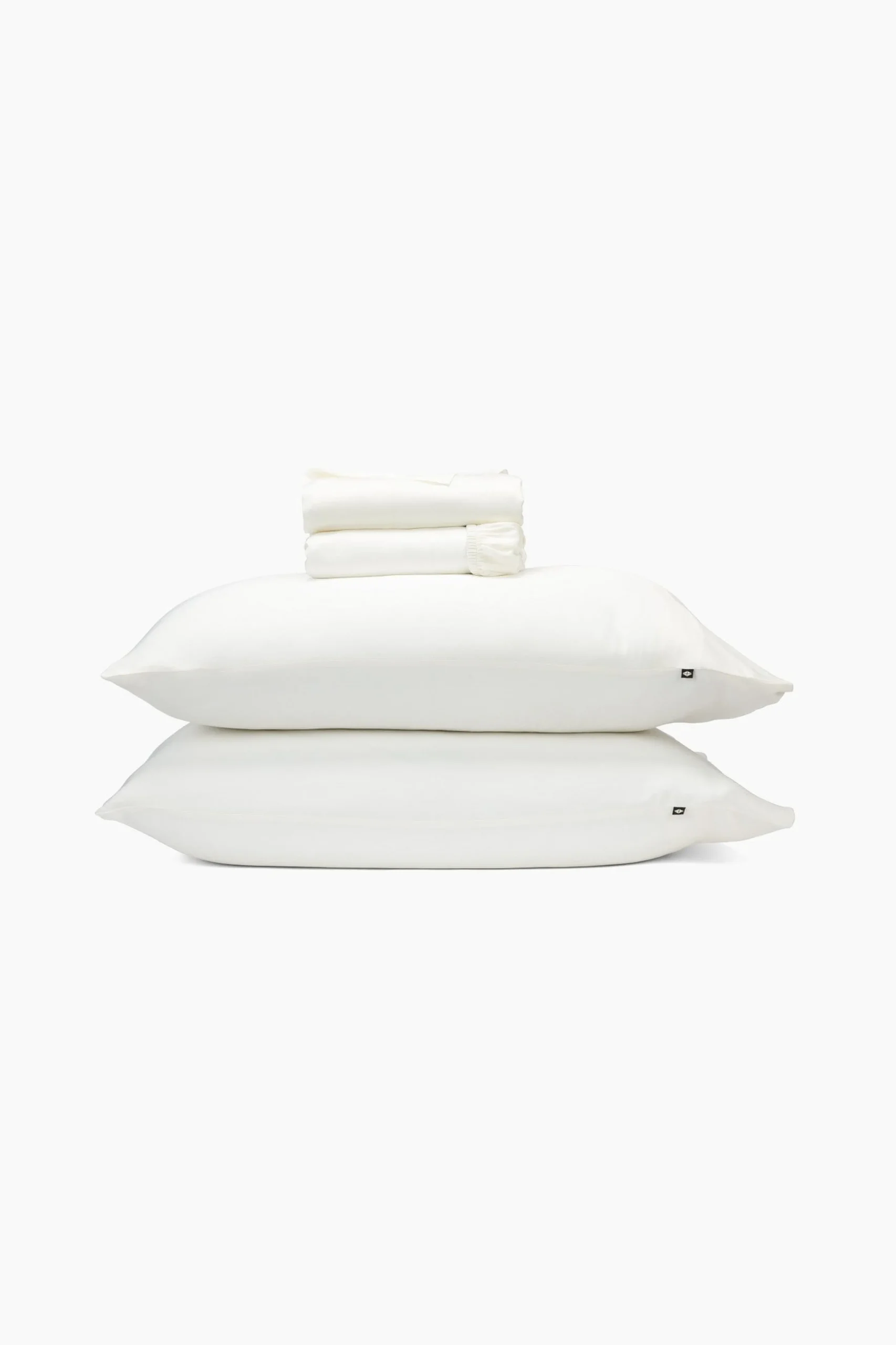 Bamboo Sateen Sheet Set in Shell