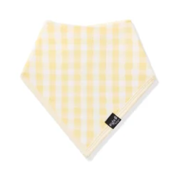 Bib in Gingham Chamomile