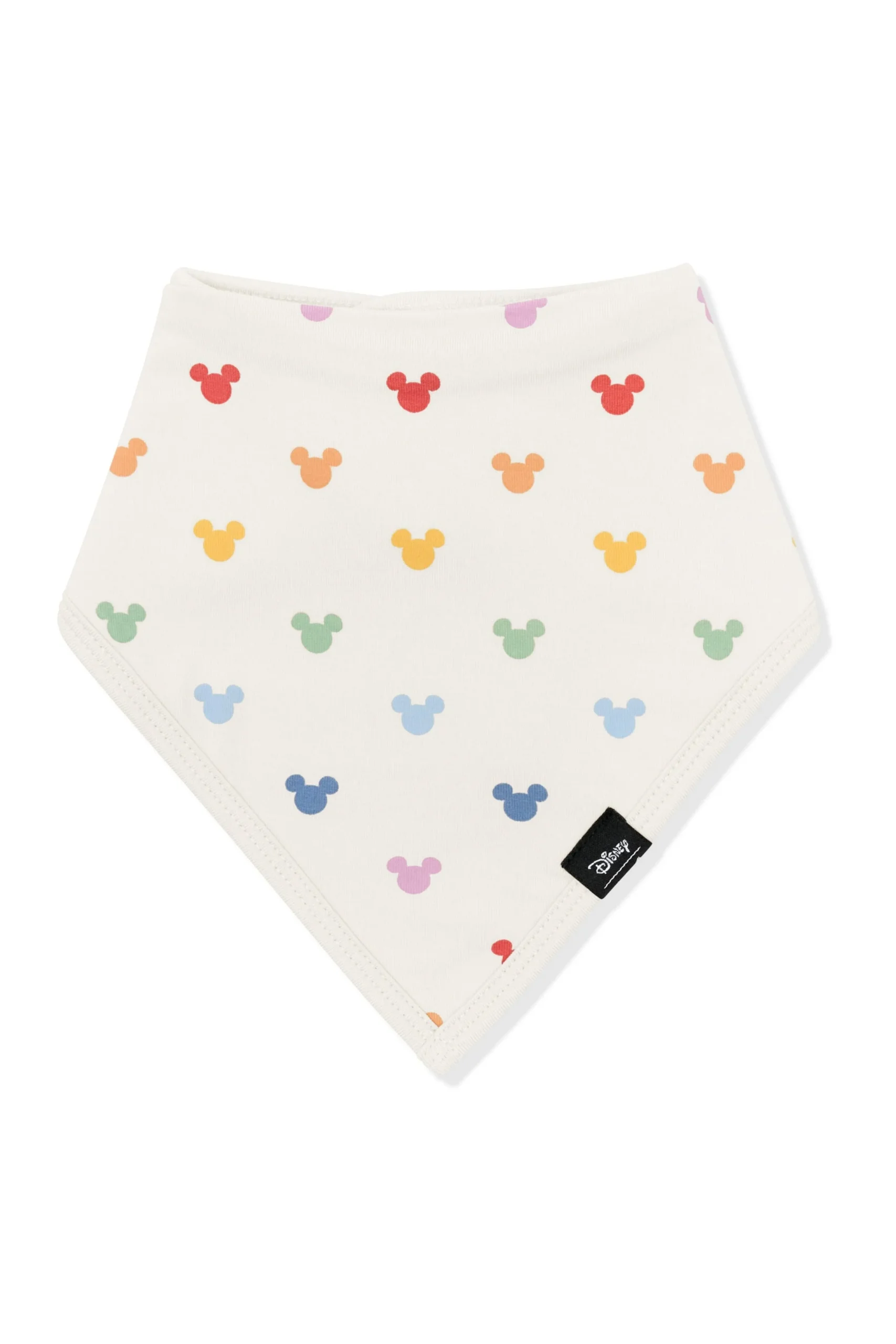 Bib in Pastel Mickey Mouse