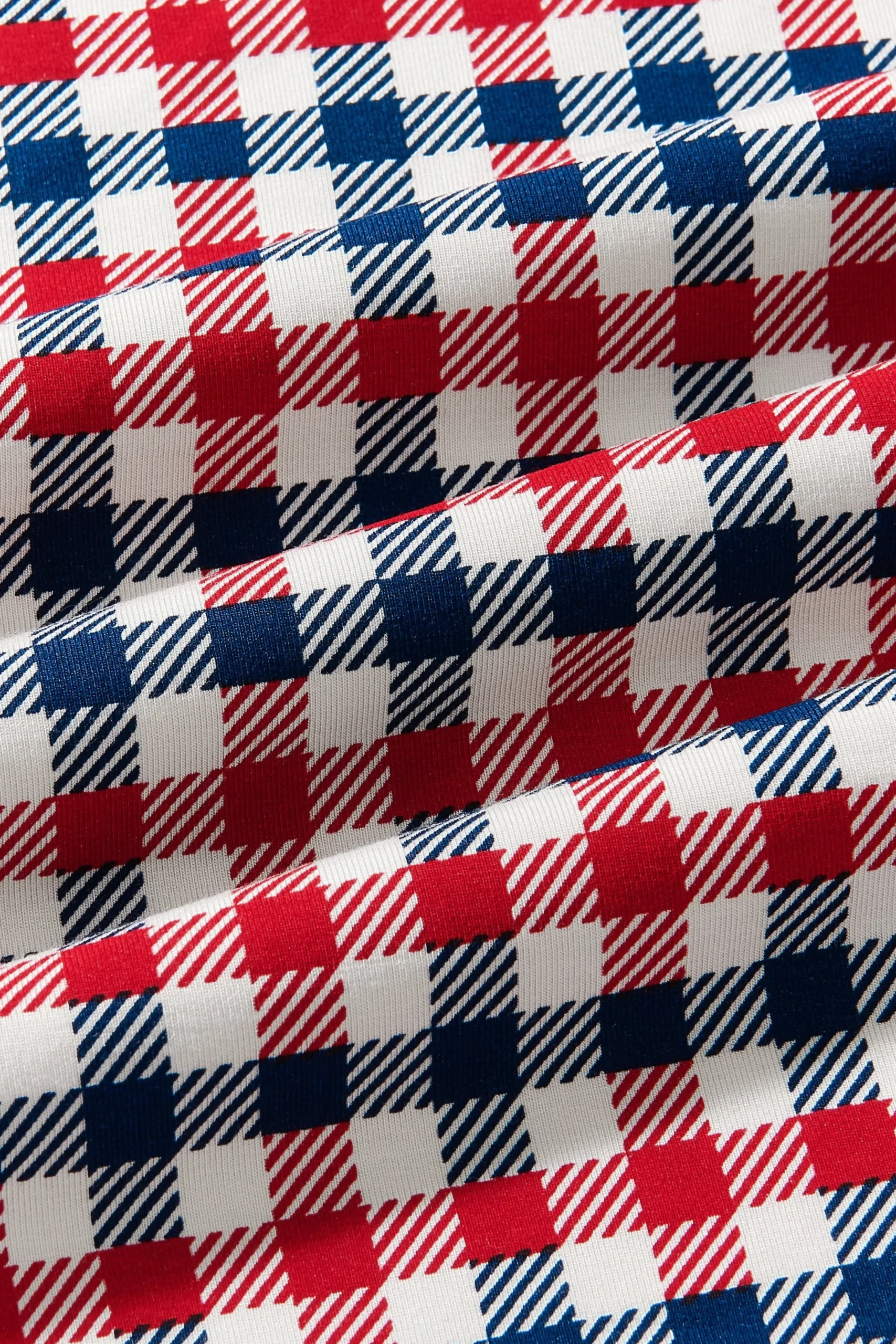Bib in Patriotic Gingham