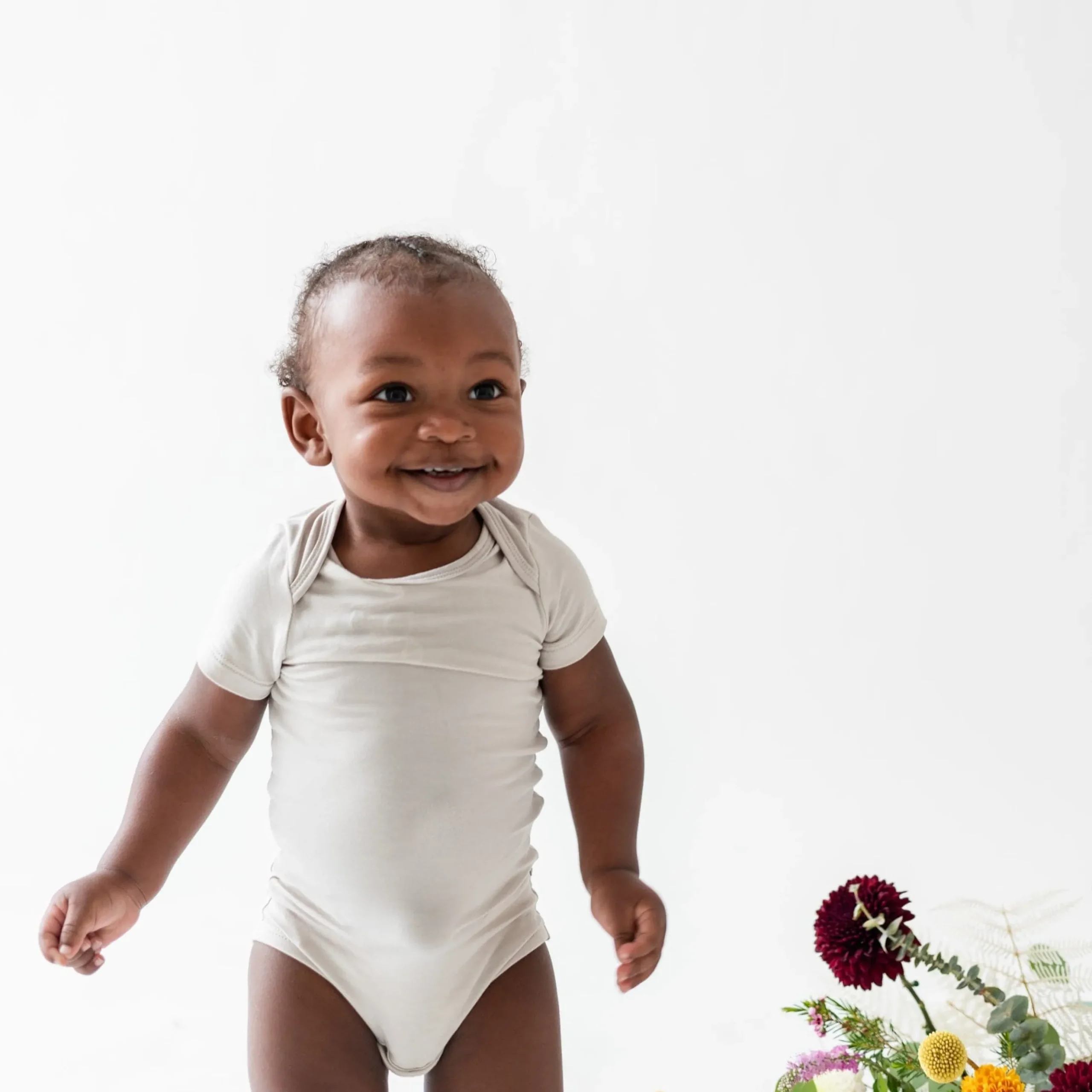 Bodysuit in Oat