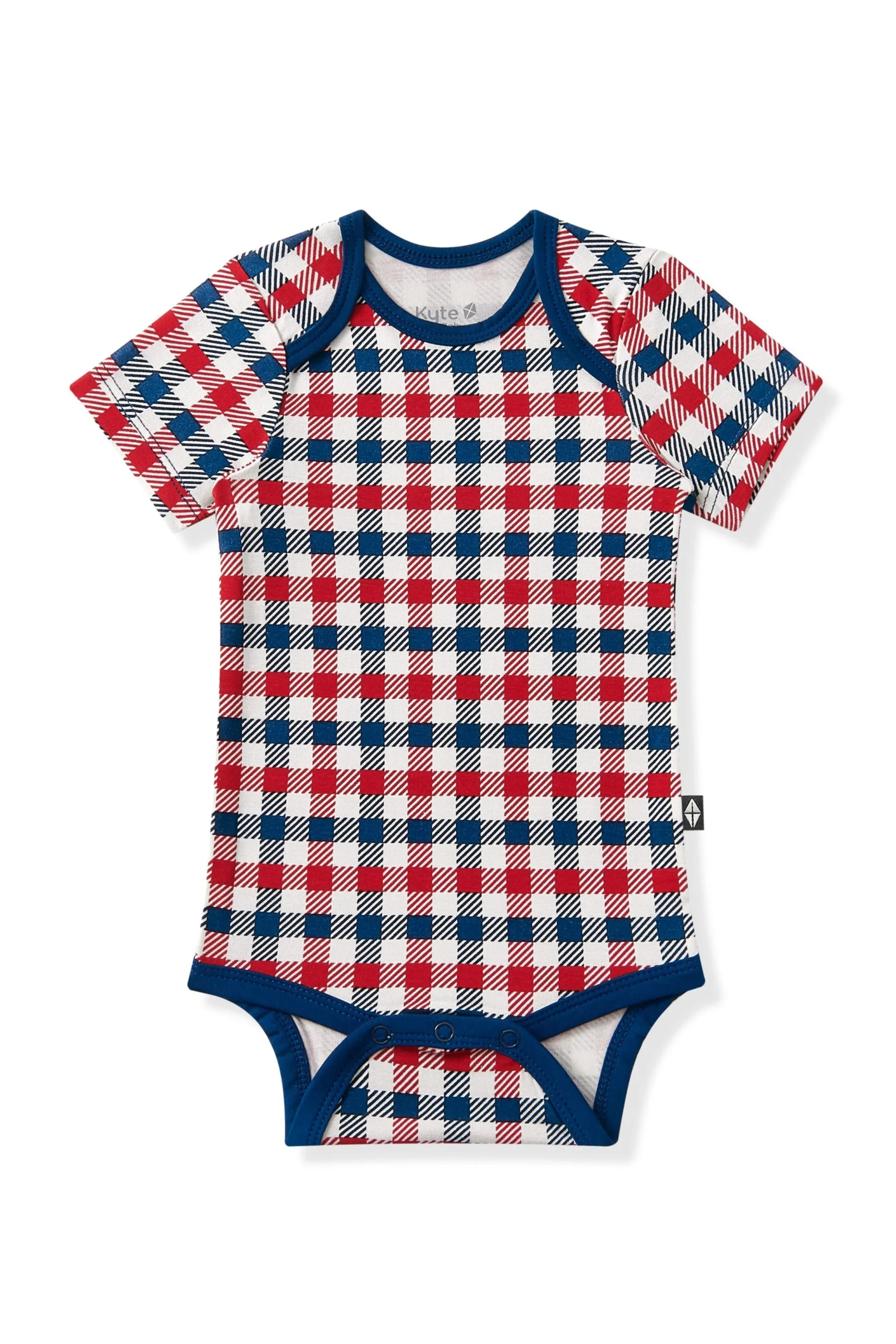 Bodysuit in Patriotic Gingham