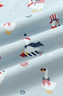 Bodysuit in Patriotic Goose