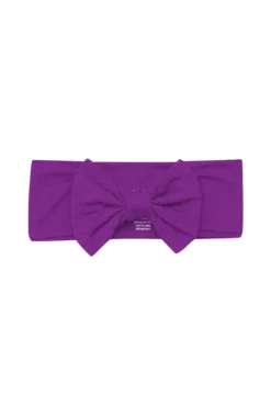 Bow Headband in Berry