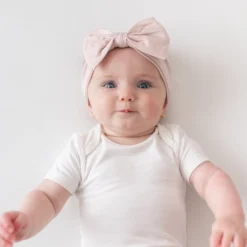Bow Headband in Blush