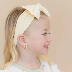 Bow Headband in Chamomile