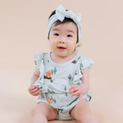 Bubble Romper in Winnie the Pooh Hundred Acre Wood
