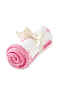 Burp Cloth in Toile Ballet