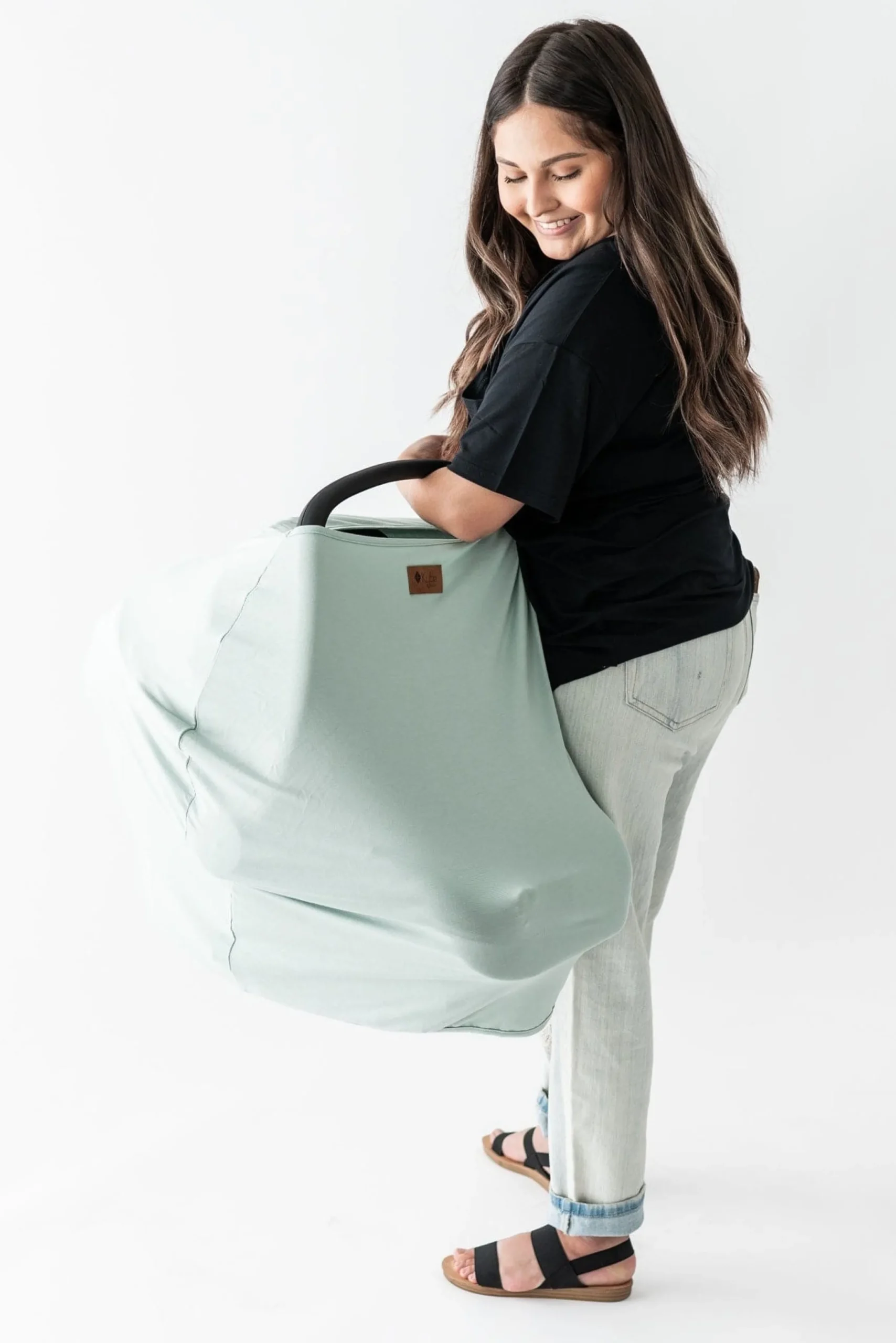 Car Seat Cover in Sage
