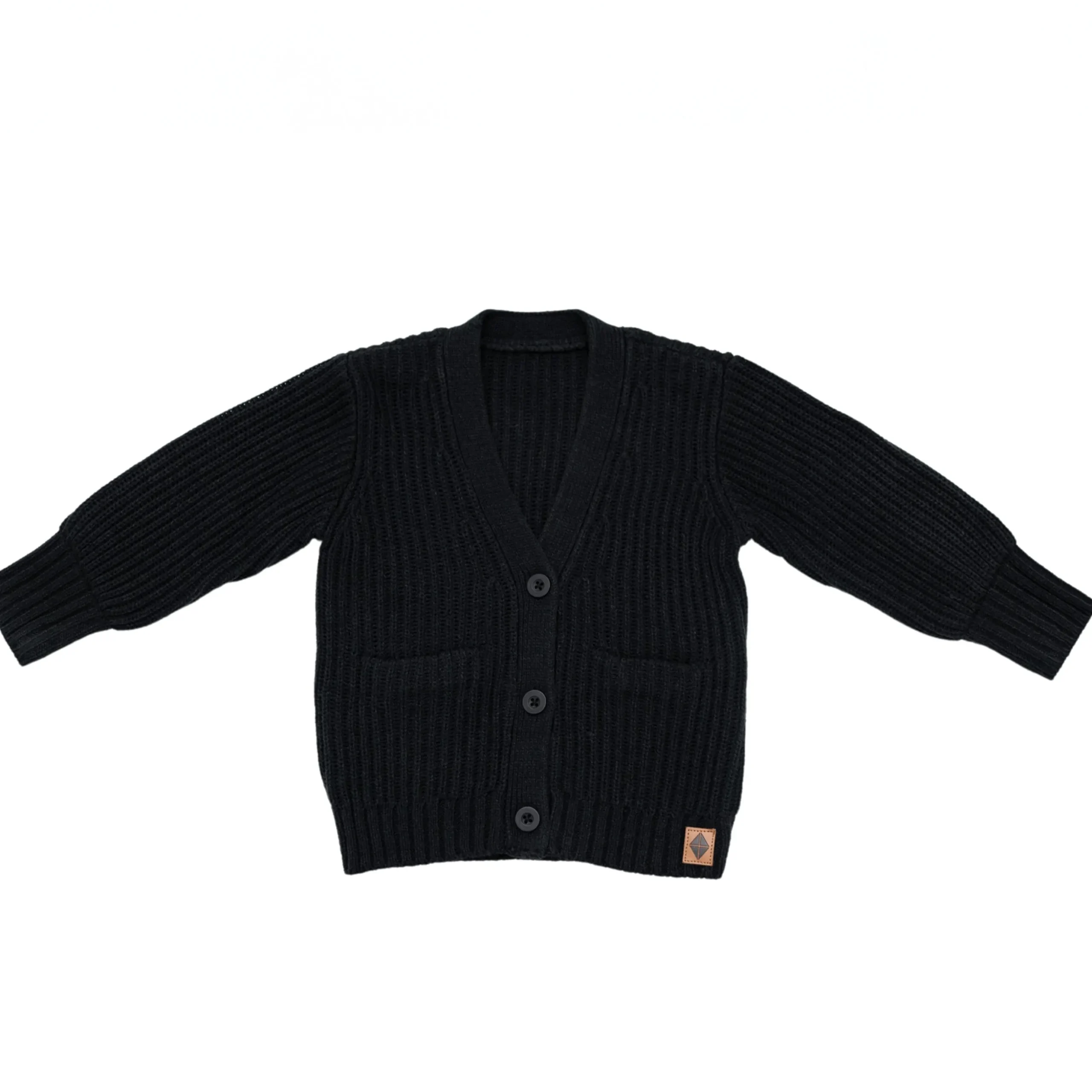 Chunky Knit Oversized Cardigan in Midnight