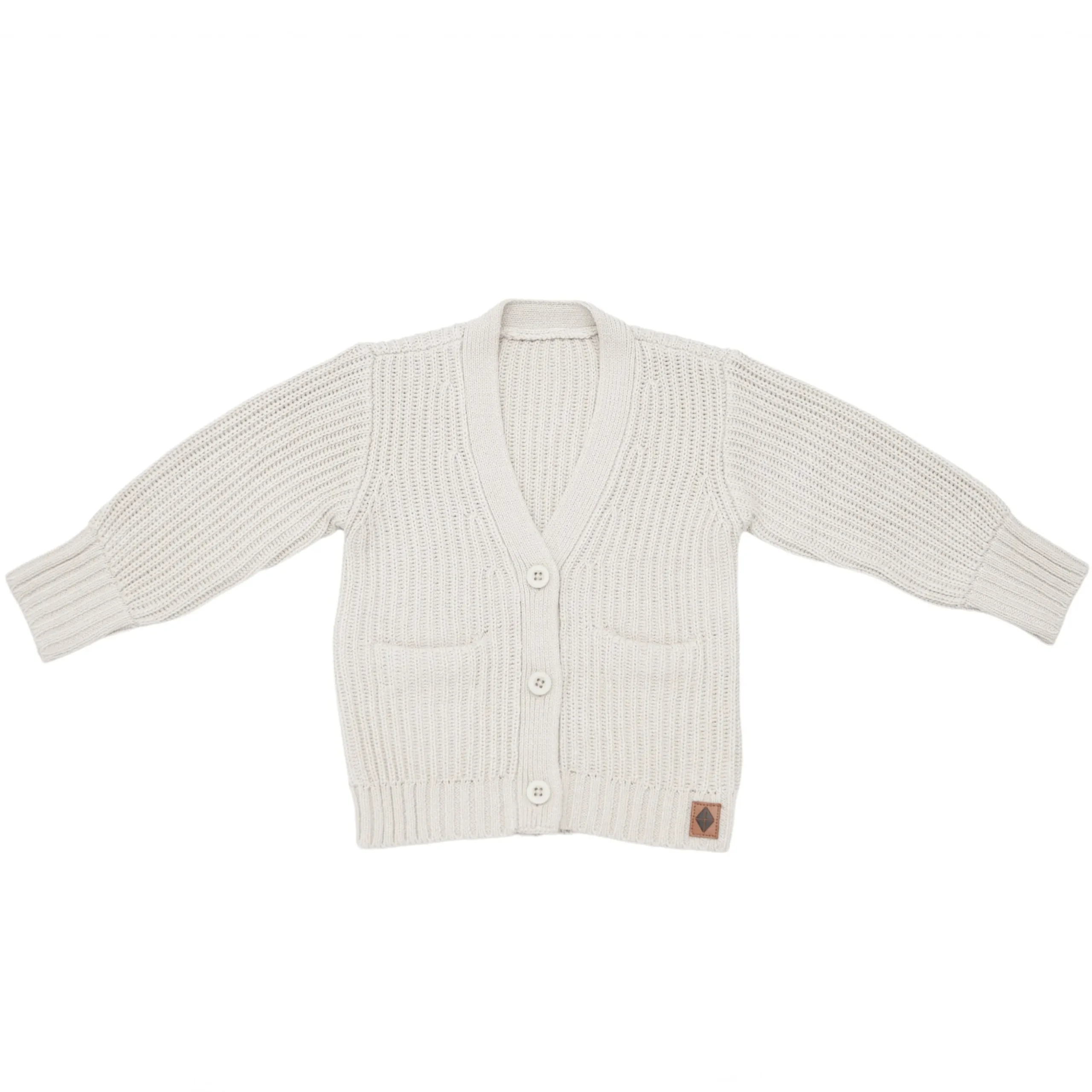 Chunky Knit Oversized Cardigan in Oat