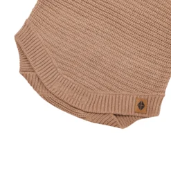 Chunky Knit Romper in Latte