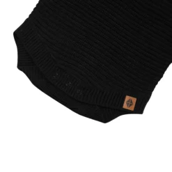 Chunky Knit Romper in Midnight