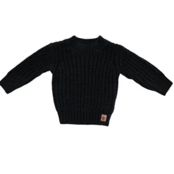 Chunky Knit Sweater in Midnight