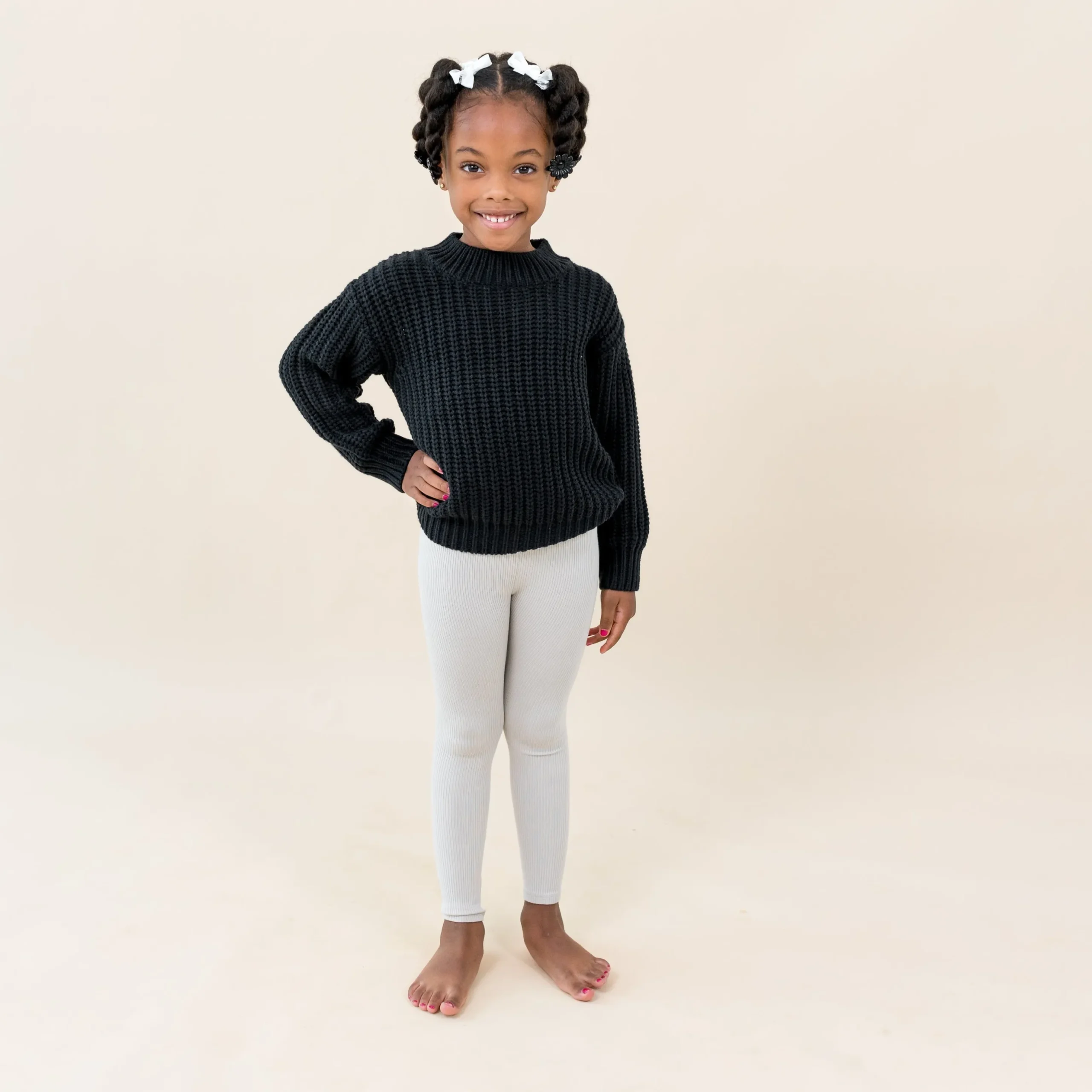 Chunky Knit Sweater in Midnight