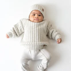 Chunky Knit Sweater in Oat