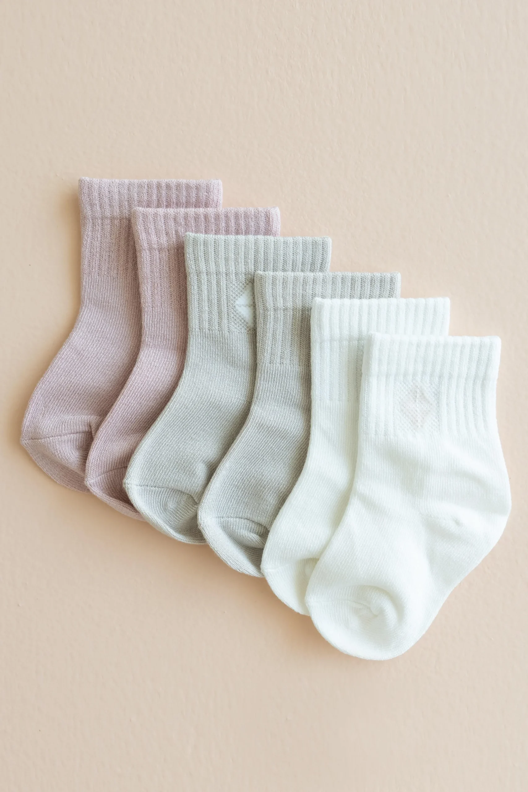 Crew Socks Combo 3-Pack in Pastel