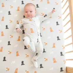 Crib Sheet in Fluffy Dog