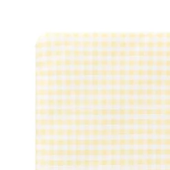 Crib Sheet in Gingham Chamomile