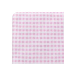 Crib Sheet in Gingham Thistle