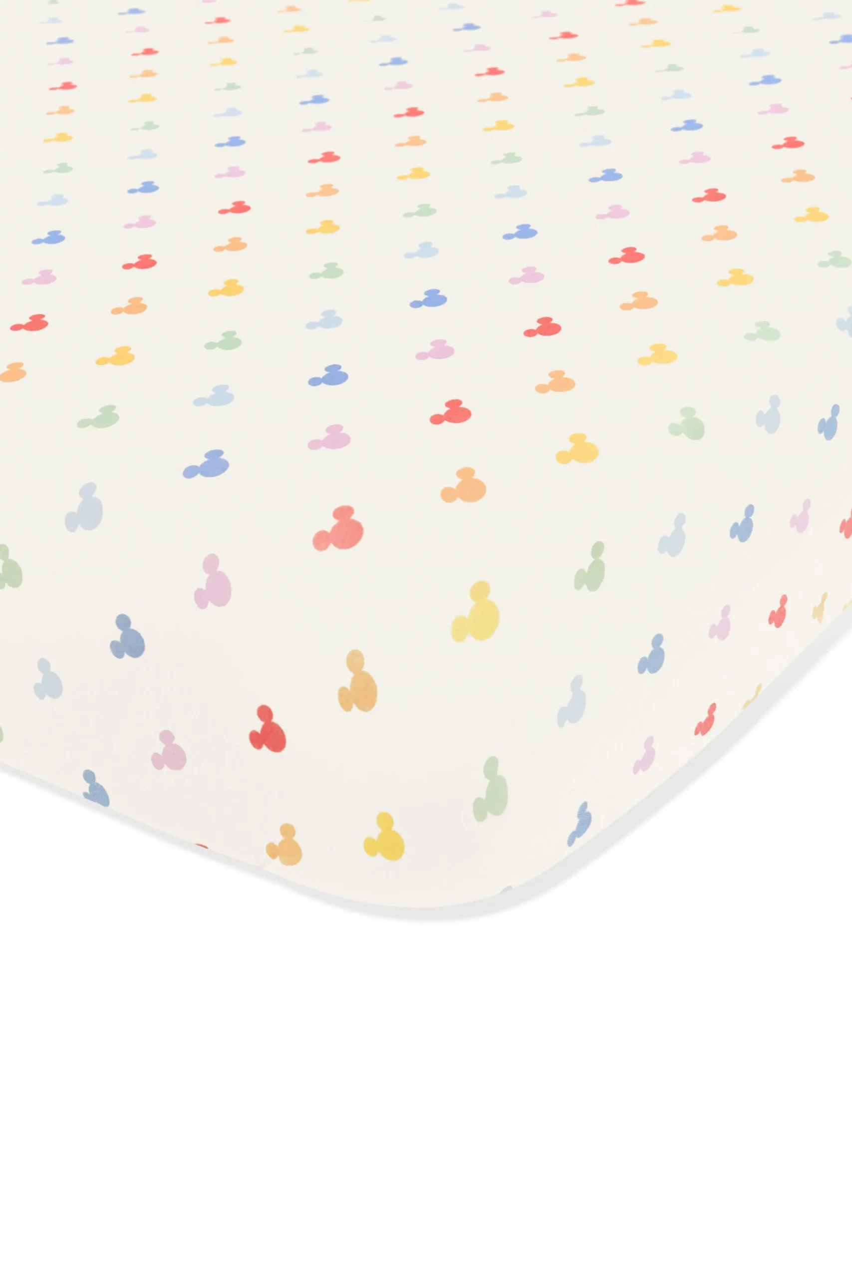 Crib Sheet in Pastel Mickey Mouse