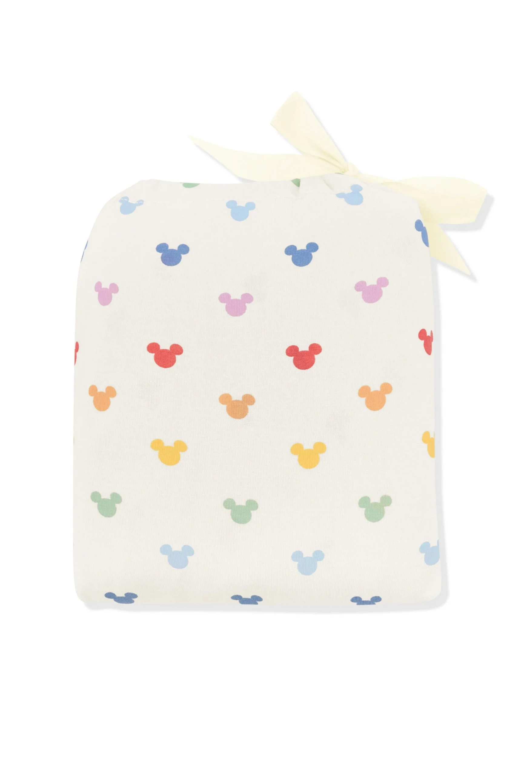 Crib Sheet in Pastel Mickey Mouse